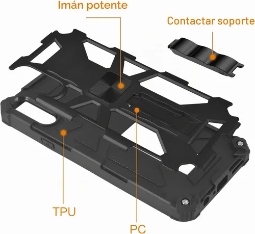 Vista 7 de Asuwish Funda compatible con Huawei Y9 Prime 2019/Honor 9X/P Smart Z y protector de pantalla de vidrio templado, accesorios de celda, soporte