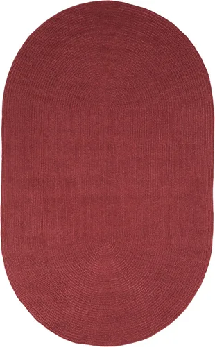 Vista 17 de BNM - Alfombra ovalada bohemia para interiores y exteriores con patrón trenzado sólido, perfecta para patio trasero, patio, oficina, sala de estar