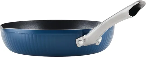 Vista 10 de Farberware Style - Sartén antiadherente con boquillas de vertido, apta para lavavajillas, 11.25 pulgadas, color azul