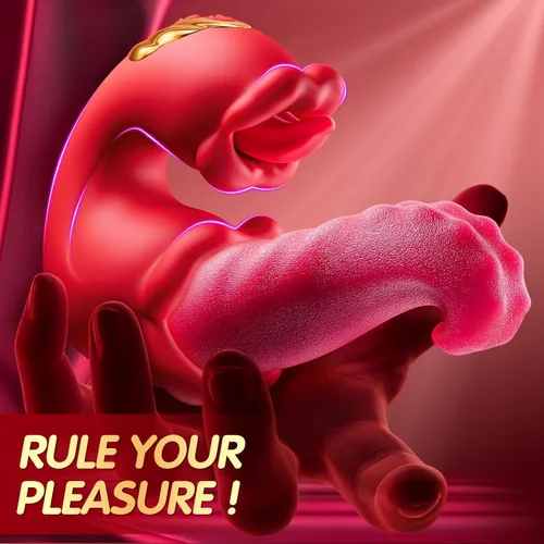 Vista 3 de Juguetes sexuales Vibrador para mujeres y niñas Masturbación SKEETTOYS con vibradores de punto G de empuje y 10 modos de succión para succión