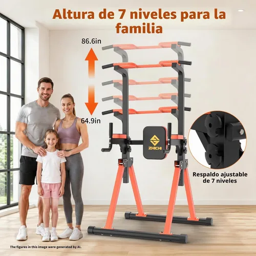 Vista 3 de Z ZHICHI Estación de inmersión plegable con capacidad de peso de 400 libras