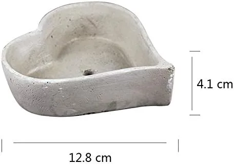 Vista 4 de NICOLE - Molde de silicona para maceta, en forma de corazón, para hormigón, herramienta de bonsái hecha a mano