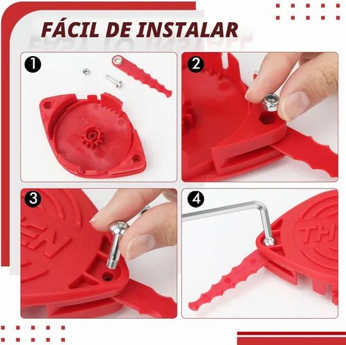 Vista 4 de THTEN CMZST065 - Cuchillas de recortadora aptas para Craftsman CMCST900 18PK