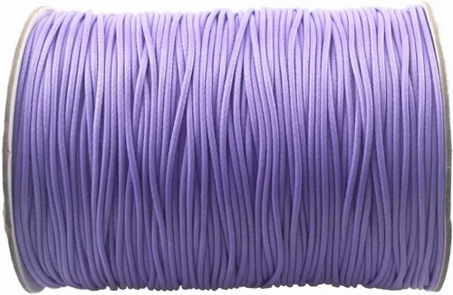 Vista 16 de Cordón de poliéster encerado para hacer joyas, cuerda encerada con carrete para hilo de manualidades (negro, 0.020 in (150 yardas))