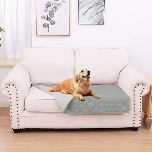 Vista 146 de hyha - Manta impermeable para cama de perro, mantas suaves para mascotas, funda impermeable para sofá para perros, fundas reversibles lavables