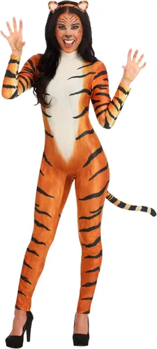 Vista 2 de Disfraz para mujer Bold Tiger