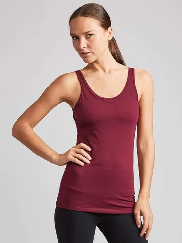 Vista 2 de Kalon Paquete de 4 camisetas sin mangas para mujer con diseño moderno y pechugona