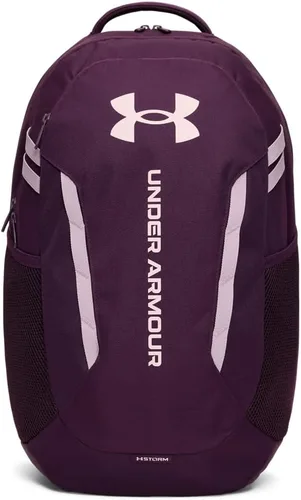 Vista 37 de Under Armour Mochila Hustle 6.0 unisex para adultos (002) Negro / Negro / Blanco