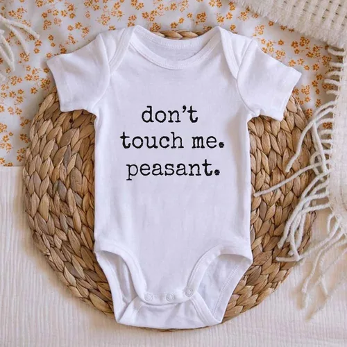 Vista 4 de listery Funny Romper Cute Novelty Infant Baby Bodysuit Funny Baby Onesie Pregnancy Announcements