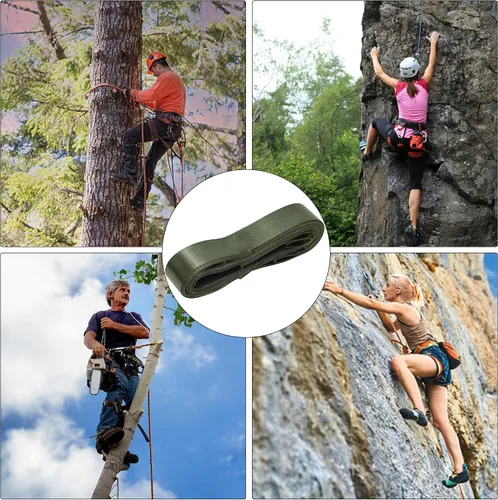 Vista 7 de 4Step Climbing Aider for Hunting Climbing Stick Aider Webbing Rope Ladder