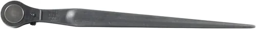 Vista 5 de Klein Tools 3238 Llave de trinquete, llave de construcción de 1/2 pulgada, forjada de acero aleado, acabado negro resistente a la corrosión, 15