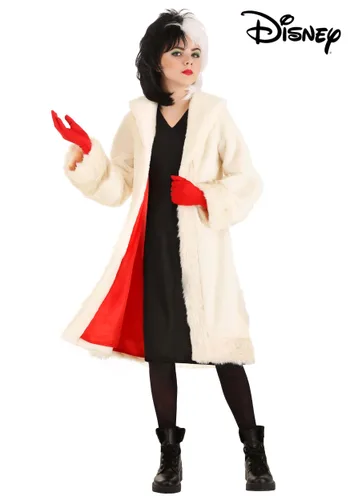 Vista 5 de Disfraz de Abrigo Cruella De Vil para Adolescentes de 101 Dálmatas de Disney Multicolor