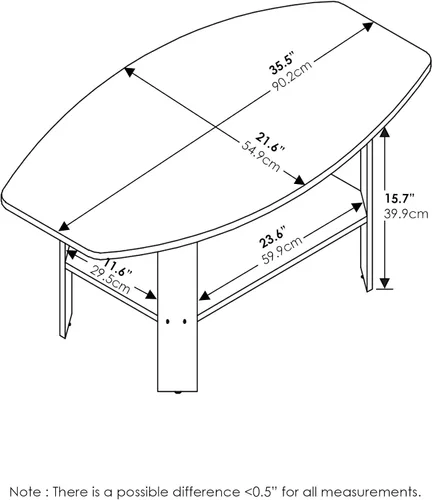 Vista 6 de Furinno Turn-N-Tube - Soporte para televisor de 3 niveles, 3D, sin herramientas, para televisores de hasta 50 pulgadas, con tubos redondos, marrón