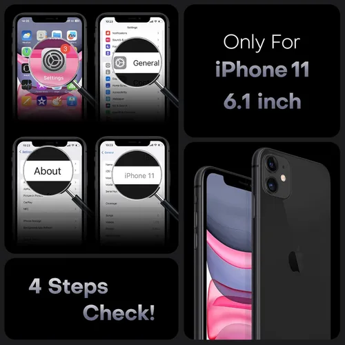 Vista 2 de TOCOL Funda magnética para iPhone 11, protección completa mejorada de la cámara, compatible con Magsafe, protección de grado militar, parachoques