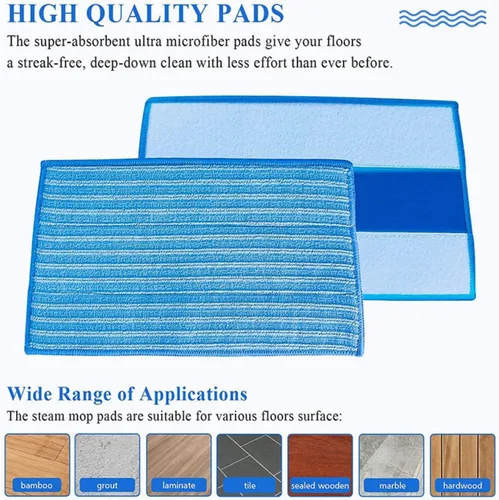Vista 2 de 4 almohadillas de limpieza de vapor de microfibra para todos los vaporizadores HAAN FS, SI y MS Series