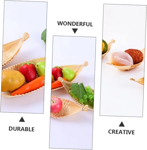 Vista 3 de 4 unids plato Snack Container Fruit Basket Candy Tray Basket Tray Snack Tray Snack Holder Candy Boxes Fruit Tray Candy Case Snack Case