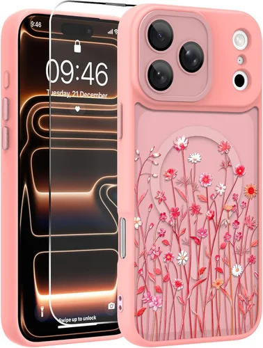 Vista 29 de OOK Funda magnética para iPhone 11 [compatible con MagSafe] Funda delgada mate translúcida negra para iPhone 11, funda protectora de lente de Negro