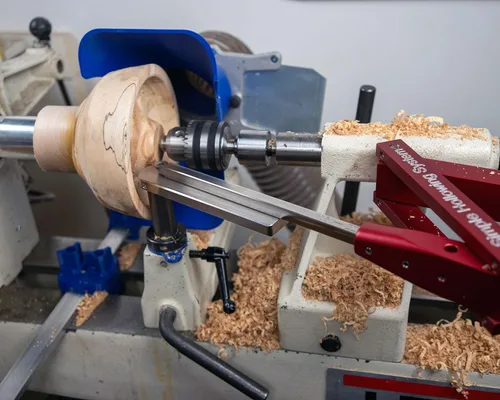 Vista 13 de Sistema de ahuecado simple - Acepta todo Simple Woodturning Tools.