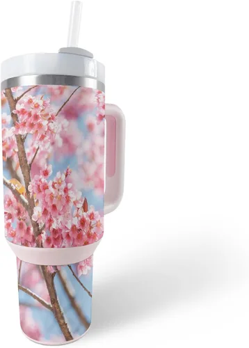 Vista 35 de MightySkins Skin - Vaso de vinilo compatible con Stanley The Quencher H2.0 FlowState de 40 onzas, color verde CBD, protectora, duradera y única