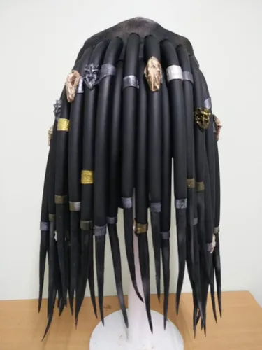 Vista 4 de Máscara clásica de látex de depredador, talla única para cosplay y fiesta de Halloween (máscara clásica de depredador)