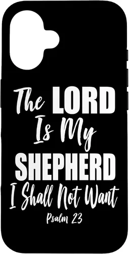 Vista 32 de The Lord is My Shepherd - Funda con versículo bíblico cristiano para iPhone 17