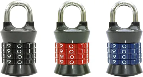 Vista 10 de Master Lock Candado de combinación de palabras, establezca su propia combinación para casilleros de gimnasio y escuela, candado de combinación