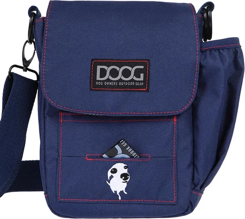 Vista 9 de Bolso DOOG Walkie - Bolsa de golosinas para perros ajustable con compartimentos para bolsas de excrementos y botellas de agua - Ajuste cómodo