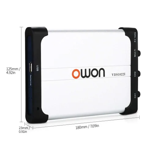 Vista 6 de Owon vds1022i PC USB Osciloscopio, MIT USB aislamiento, 25 MHz