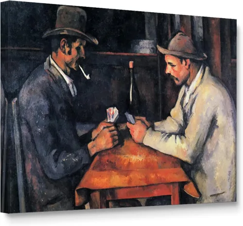 Vista 32 de Niwo ART - Montañas y mar, serie de pinturas más famosas del mundo, lienzo de pared para decoración del hogar, envoltura de galería, estirado