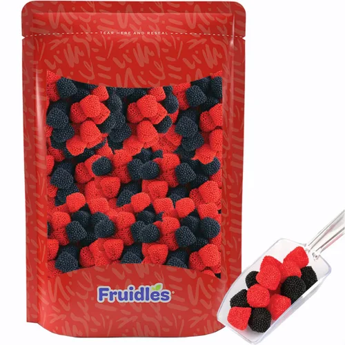 Vista 14 de Fruidles Sour Flowers Gummy Candy, deliciosas gomitas de sabores de frutas recubiertas de azúcar (1 libra)