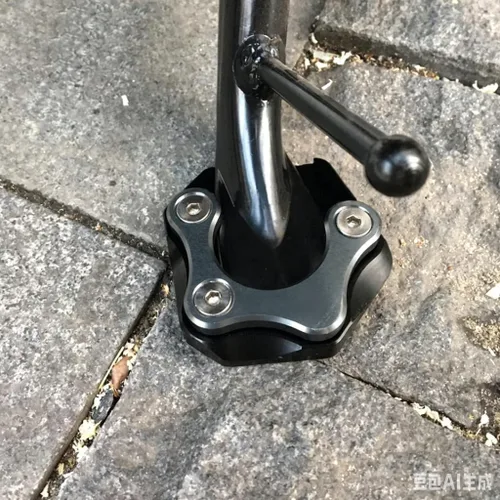 Vista 2 de Para Rebel CMX300 CMX500 CMX 500 300 2017 2018 2019 2020 2021 Soporte lateral de extensión para motocicleta (color titanio)