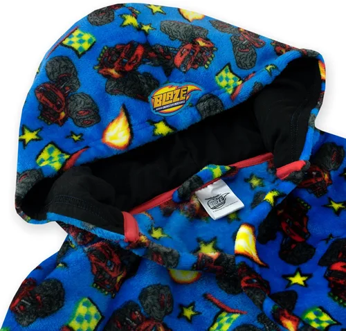 Vista 6 de Blaze Bata de baño para niños y The Monster Machines Monster Truck Boys Batas para niños Tallas 3T a 8
