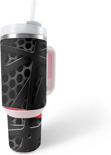 Vista 29 de MightySkins Skin - Vaso de vinilo compatible con Stanley The Quencher H2.0 FlowState de 40 onzas, Swirly, protectora, duradera y única, fácil