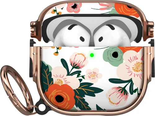 Vista 53 de Maxjoy Funda para AirPods 3 con cerradura, funda protectora rígida de 3ª generación para AirPod de 3ª generación para mujeres y hombres con llavero