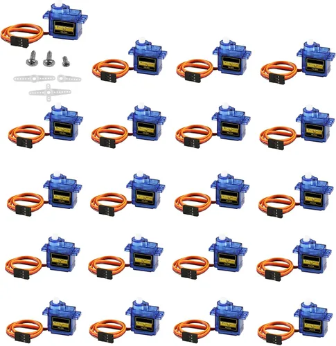 Vista 8 de 2 unids SG90 Micro Servo Motor SG90 9G Gear Motor Control para Arduino Raspberry Pi RC Car Toy Robot Helicóptero Avión Controles Coche Barco DIY