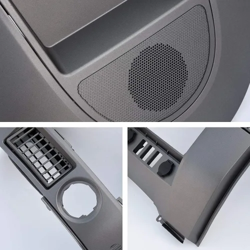 Vista 9 de GRAND ORANGE Bisel de Radio AC del Tablero Central con Bisel de Altavoz Compatible con Nissan Titan 2004-2006, Armada SE y LE Bisel de Control
