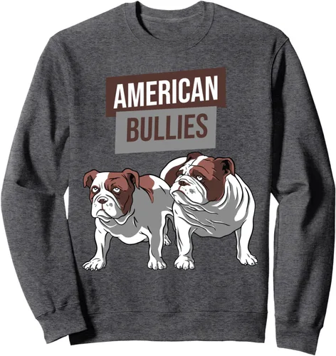 Vista 4 de Linda sudadera de perro con babeo muscular de American Bullies, Negro, S