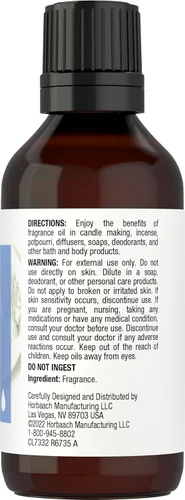 Vista 2 de Horbäach Aceite de fragancia en polvo para bebé, 1 fl oz (30 ml) Grado