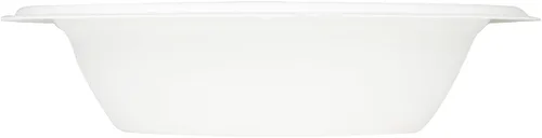 Vista 6 de KARAT EARTH KE-BBR12-1C PFAS - Cuenco redondo desechable compostable ecológico de 12 onzas, 1 compartimento, color blanco, caja de 1000
