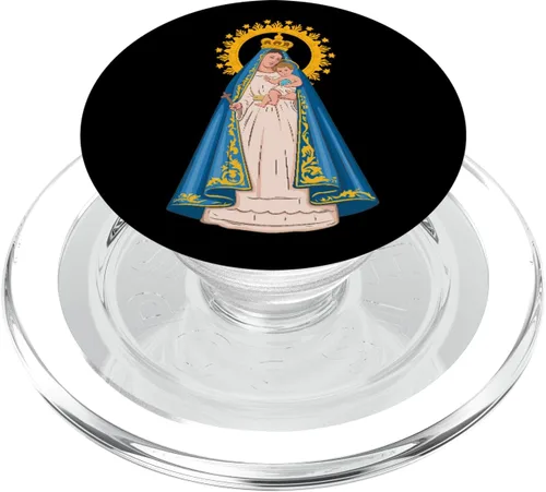 Vista 8 de Virgen María.Virgen de la Caridad del Cobre. PopSockets PopGrip intercambiables de Patrona de Cuba
