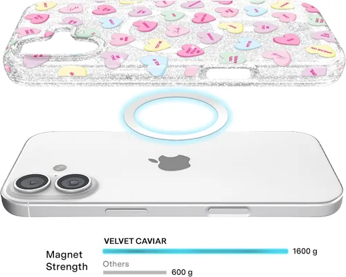 Vista 395 de VELVET CAVIAR Funda para iPhone 15, compatible con MagSafe, probada contra caídas de 10 pies, fundas protectoras de diseño, leopardo color rosa