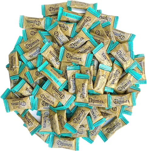 Vista 9 de Chimes Original - Caramelos masticables de jengibre (bolsa de 1 libra 1 LB), caramelos masticables naturales premium — 16 OZ Caramelos masticables