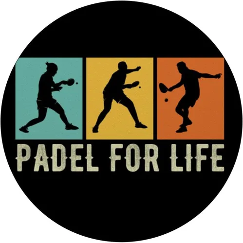 Vista 3 de Padel Paddle Paddleball Racquet Ball Tennis PopSockets Adhesive PopGrip