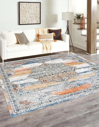 Vista 31 de Unique Loom Colección Nyla - Alfombra de área (rectangular 2 pies 0 pulgadas x 3 pies 0 pulgadas, multinegro)