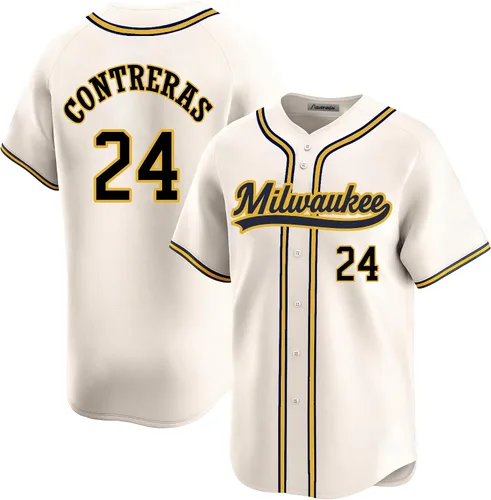 Vista 13 de Camiseta cosida de béisbol Milwaukee personalizada para hombres/mujeres/jóvenes para fanáticos de los deportes