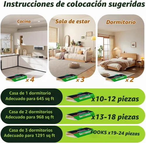Vista 3 de USKICH Paquete de 40 trampas para cucarachas para interiores, trampas adhesivas para cucarachas, trampas de pegamento para cucarachas, trampas