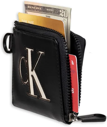 Vista 3 de Calvin Klein Juego de carteras de cuero RFID para hombre
