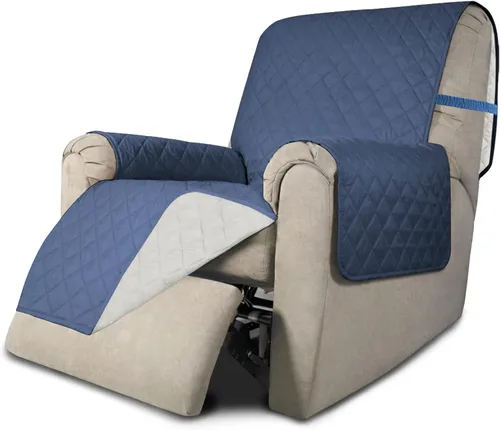 Vista 275 de Easy-Going - Funda reversible para sofá, resistente al agua, con varillas de espuma y correas elásticas, protector de muebles para mascotas y perros