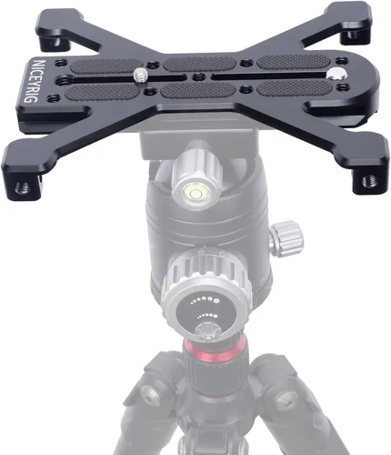 Vista 7 de NICEYRIG Placa de liberación rápida extendida de 6 pulgadas para tipo Arca-Swiss aplicable para cámara réflex digital grande, cámara de cine