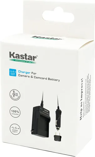 Vista 4 de Kastar Mini kit de cargador de batería para baterías JVC BN-V416U BN-V428U BN-V408U y JVCGR-DVL1170 GR-DZ7 GR-HD1 GR-PD1 GR-VF1 GR-Z7 GV-DV300